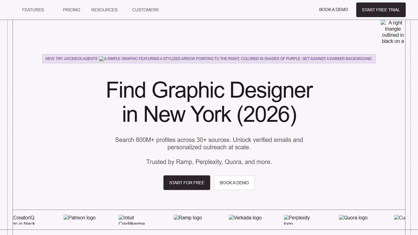 Find Graphic Designer in New York (2026) — Verified Talent Juicebox